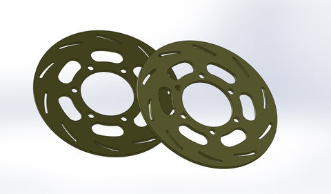 Disc rotors for FWH-156 hubs (180mm)