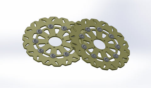 312mm Front rotors