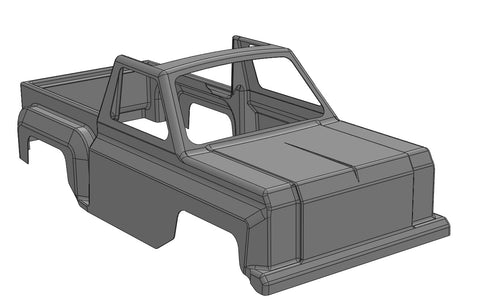 Mini Monster Truck CAD body file