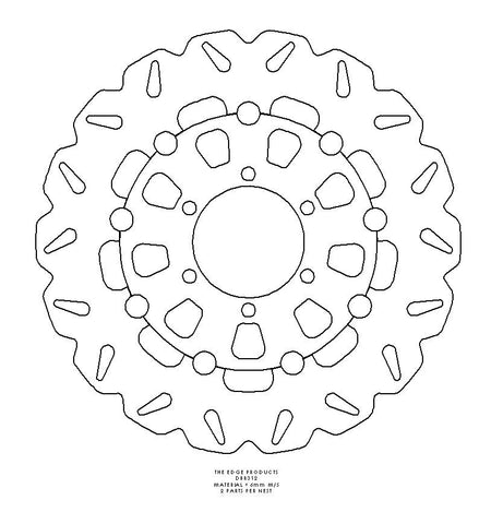 X2 Front Disc Rotors Laser Files