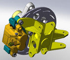 Upgrade front brake kit for Barracuda Mk I