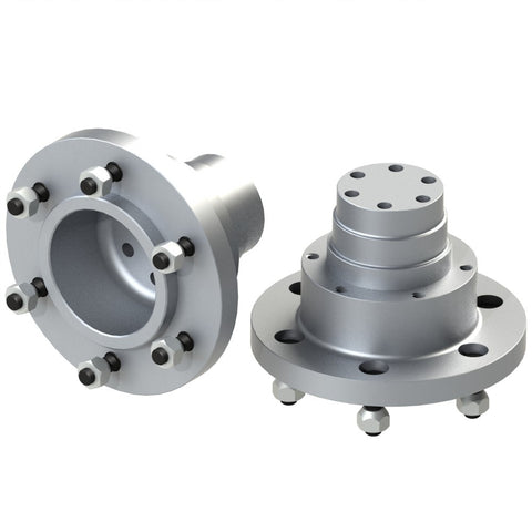 Rear wheel hubs with Rotor mount