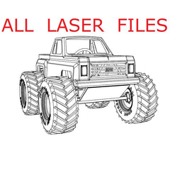 Mini Monster Truck Laser Files (All)
