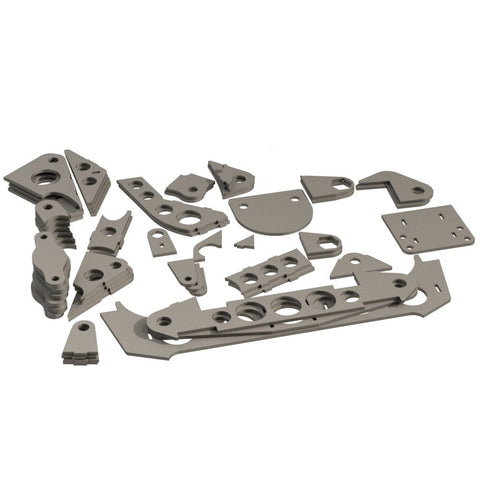 Laser cut bracket kit for Piranha III chassis (No S1 housing)